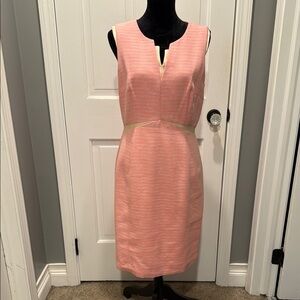 Elegant Pink Sleeveless Dress